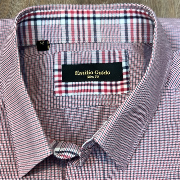 Emilio Guido slim fit dress shirt - medium (15/42) - Picture 2 of 7